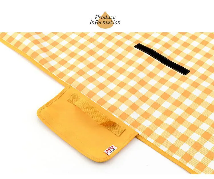 Wholesale waterproof beach picnic blanket oxford foldable beach mat for hiking