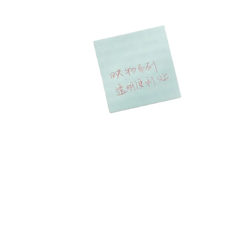 

Custom Transparent Sticky Note Good Viscosity PET Material Not Easy To Fall Or Damage