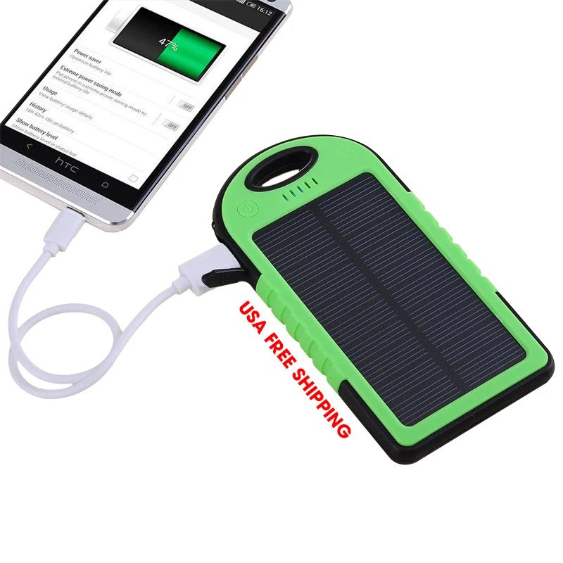 waterproof 4000 mah solar powe