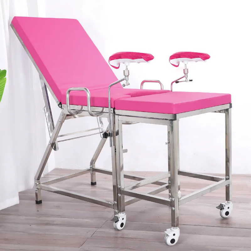 

High Quality Portable Pregnant Examining Table Adjustable Medical Hospital Examination Bed