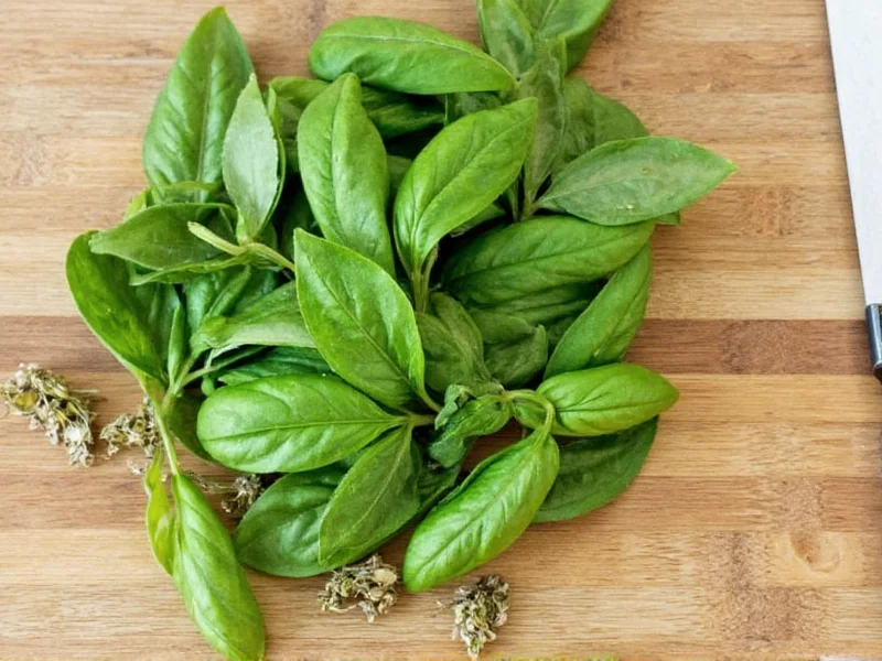 1 2 cup fresh basil to dried