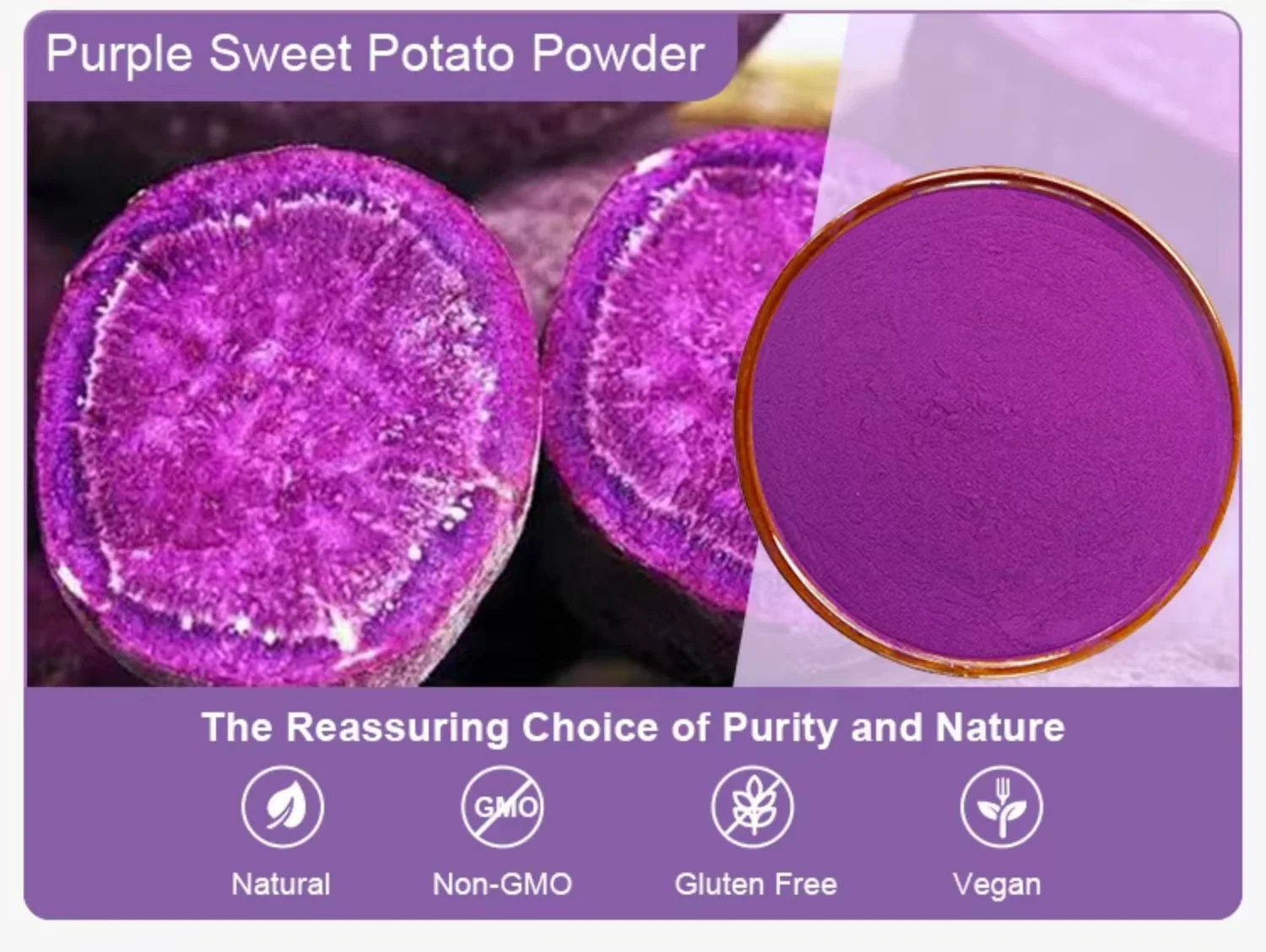 Purple Sweet Potato Powder Wholesale | Bulk Purple Sweet Potato Supplier H0acd01366efa4e31b98bb7894f3015f2D