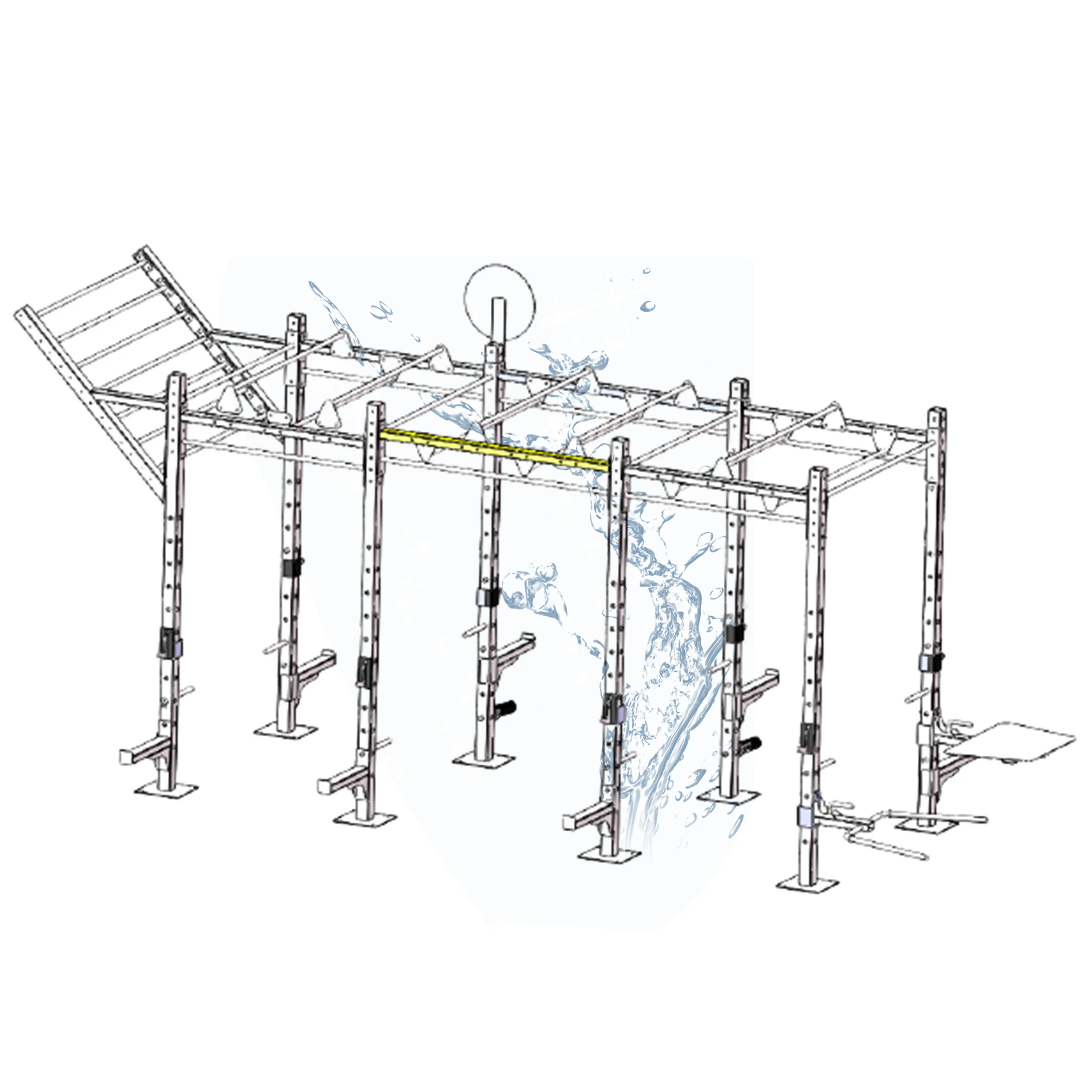 

Factory Direct Supply Climbing Ladder Fitness Equipment Manufacturer Strength Workout Machine for Gym Club With Best Quality, Customized color