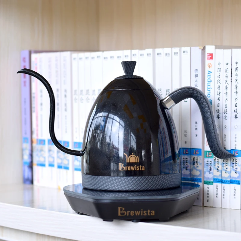 

EU plug The 4th Brewista Artisan double wall constant temperature 600ml gooseneck variale temperature control kettle coffee pot