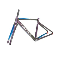 

46cm / 48cm / 50cm / 52cm bicycle frameset alloy 7005 aluminum gravel bike frame