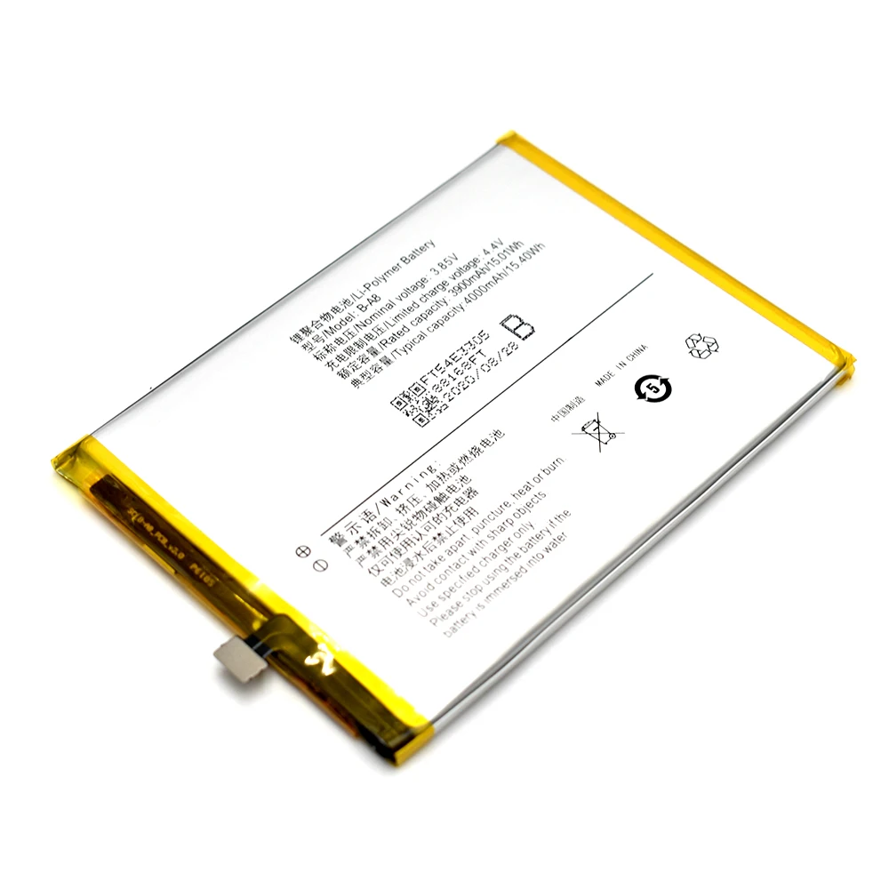 

New 0 cycle seal oem high capacity mobile phone Parts for Vivo X7 Plus B-A8 Li-ion Lithium 4000mah Battery