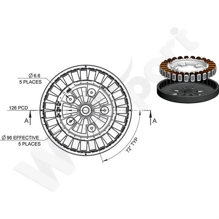 
DD for SAMSUNG HAIER Washer Direct Drive Equipment Manufacturer (OEM) Part Superior Washing Machine Motor 