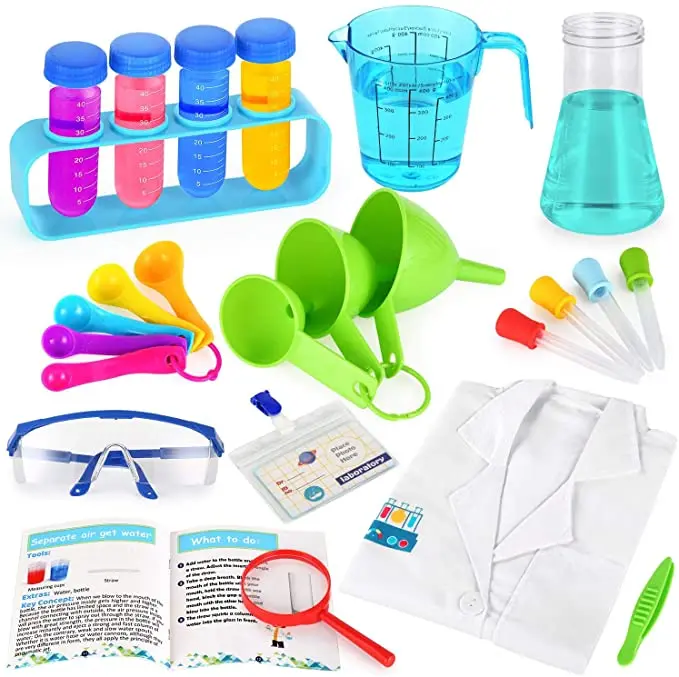 
School Stem Educational DIY Science Experiment Cosplay Chemical Science Series Toys 