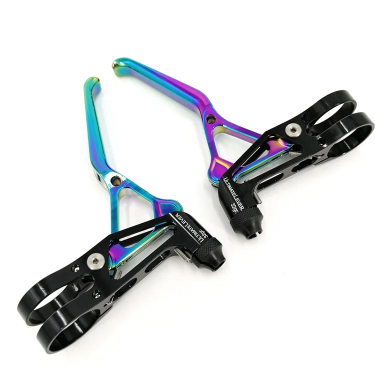 

Litepro brake lever for bicycle Aluminum Alloy bmx road Mountain brake lever, Colorful/black/black red/ black silver/black champagne