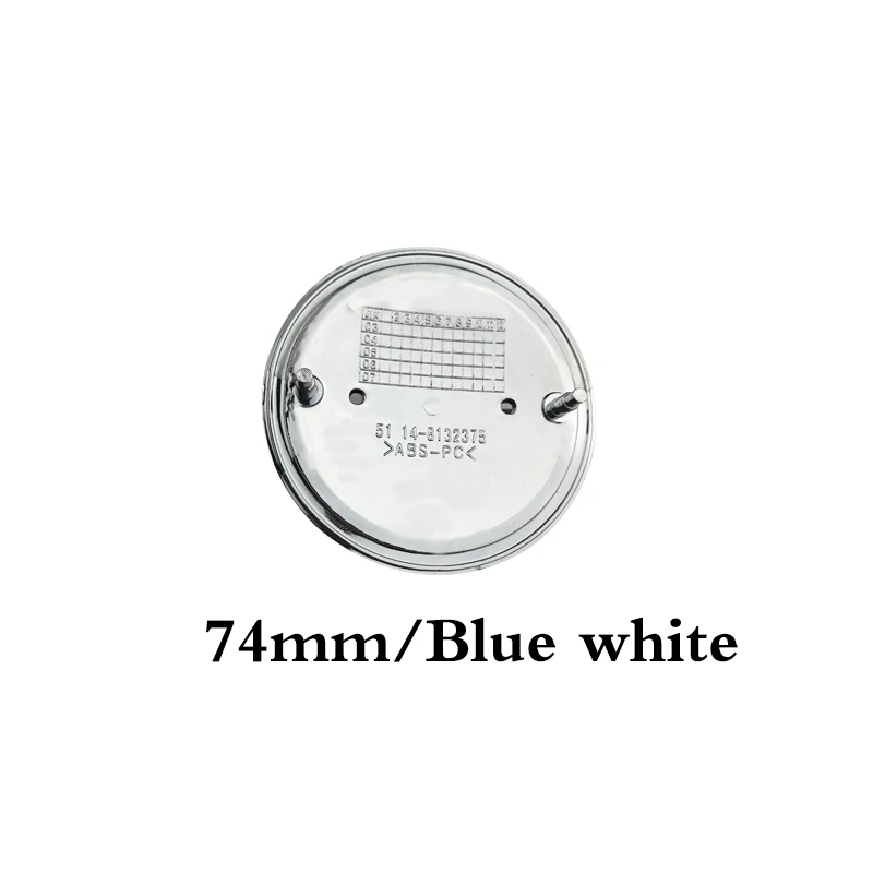 82mm 74mm Blue white black white Car Front Hood Rear Trunk Emblem Badge Cover 2 Pins fit for BMW 51148132375