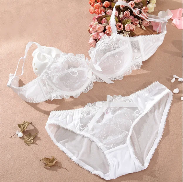 

new product Lingerie Brassiere Lace Bras Bralette Female Underwear Bra Briefs Set For Women Sexy Bra and Panties