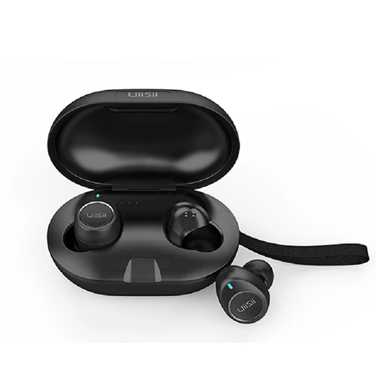 TWS Headphones IPX5 Waterproof in-Ear Wireless Charging Case Built-in Mic Headset Premium Sound with Deep Bass for Running Sport