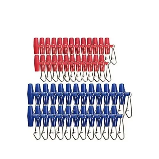 

Super fishing rig sinker slider clips tackle, Red, blue
