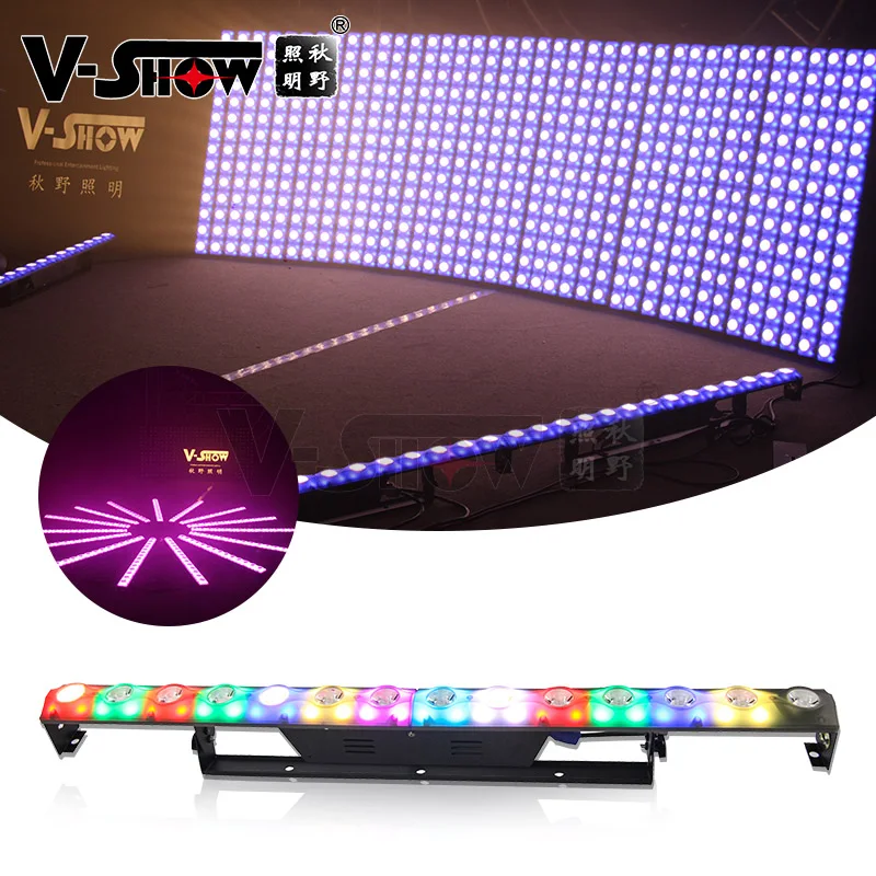 

shipping from USA 4pcs 14X3W led lights pixel bar 2in1 Dmx wall washer lights RGB Dj stage wall washer