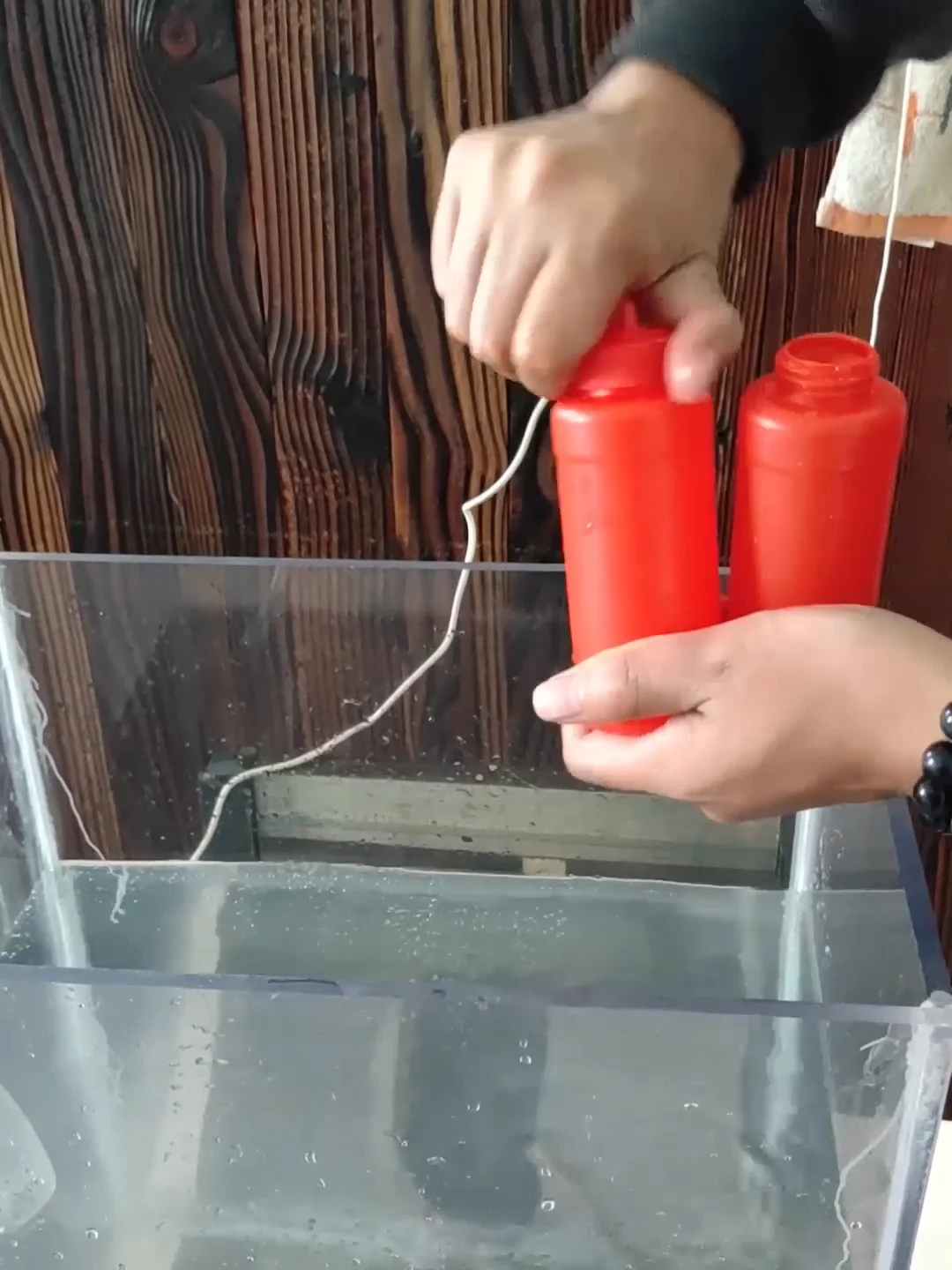 Plastic Water Tank Level Indicator Float Ball Valve Vertical Work