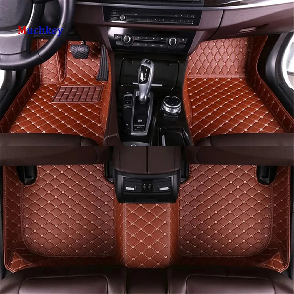 

Muchkey Non Slip Carpet for Hyundai Veloster 2011 2012 2013 2014 2015 2016 2017 Luxury Leather Car Floor Mats