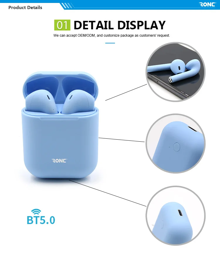 2019 New Arrival Amazon Hot Selling V5.0 Colourful bluetooth earphone headphone - ANKUX.COM