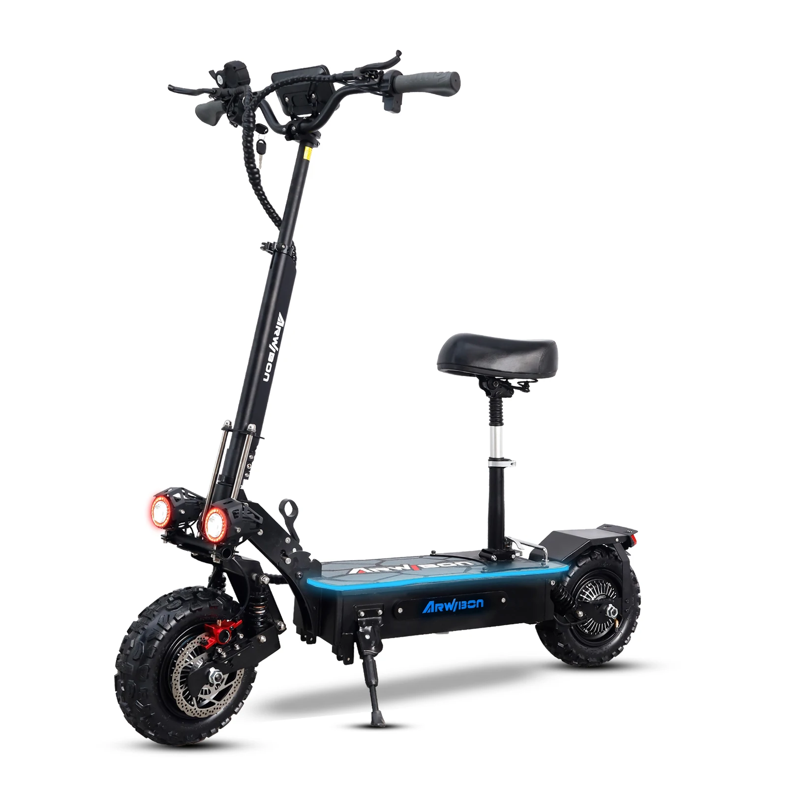 

Eu warehouse Factory Price High Speed Foldable 5600W Fat Tire Dual Motor Powerful Fast Off road Adult Electric Scooter