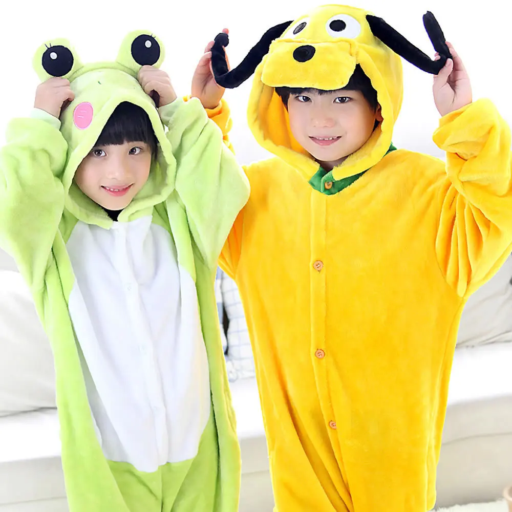 

Frog Goofy Dog One-piece Pajamas Long Sleeve Cartoon Home Service