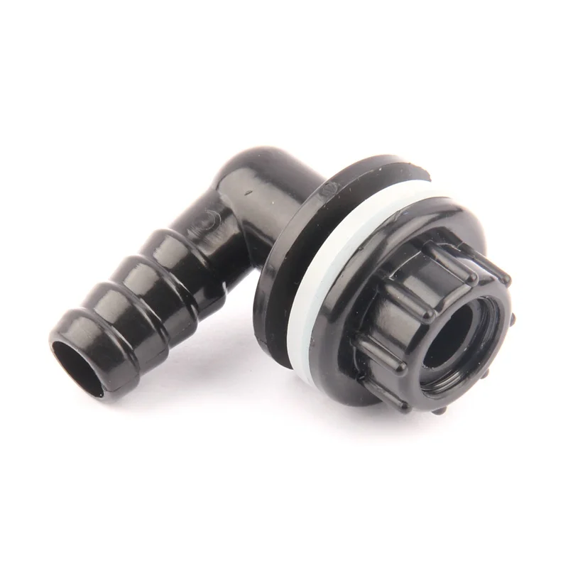 

3/8" To 14mm Fish Water Tank Mini 90 Degree Elbow Drainage Connectors High Efficient Drain Joint Tube Fittings