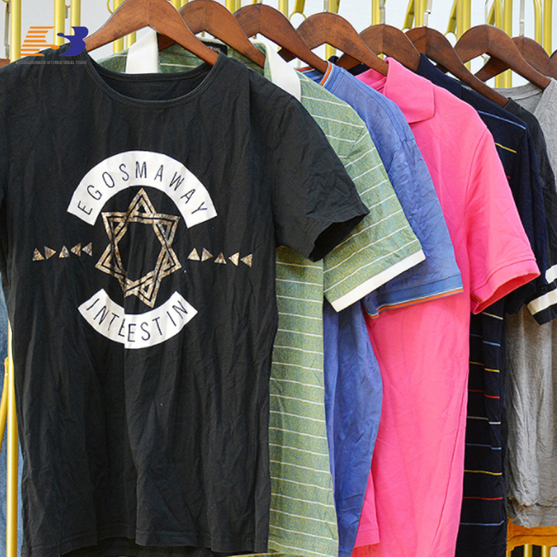 

Mixed Summer Used Clothes 80kg/Bale A Grade Cotton T-shirts Dress For Men And Women, Mix color