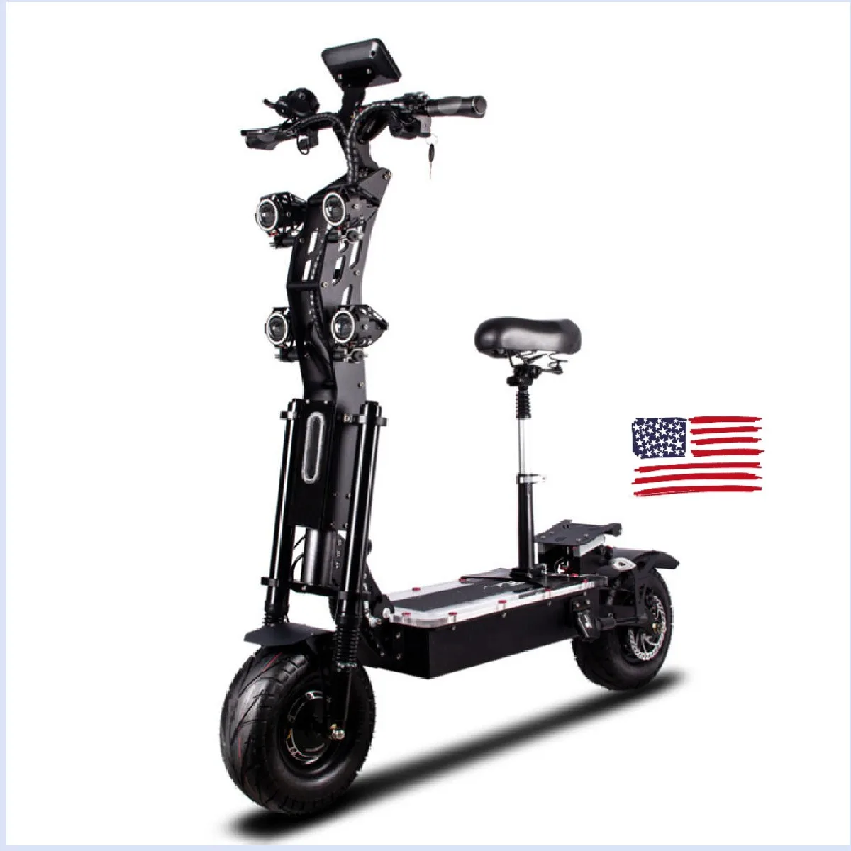 

Strong Power E-scootor US Warehouse Long Range 120km Hot Sale 72V 8000watts Hot Electric Scooter