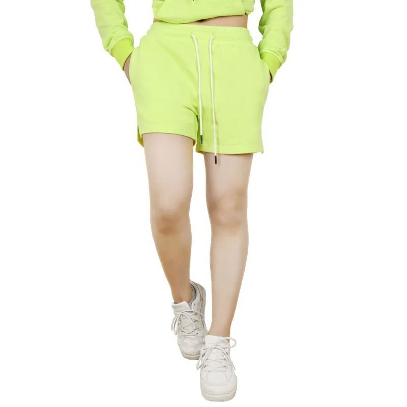 

Summer 2021 New Arrivals Two Piece Pants Set Plus Size Women's Shorts With Pattern, Custom color