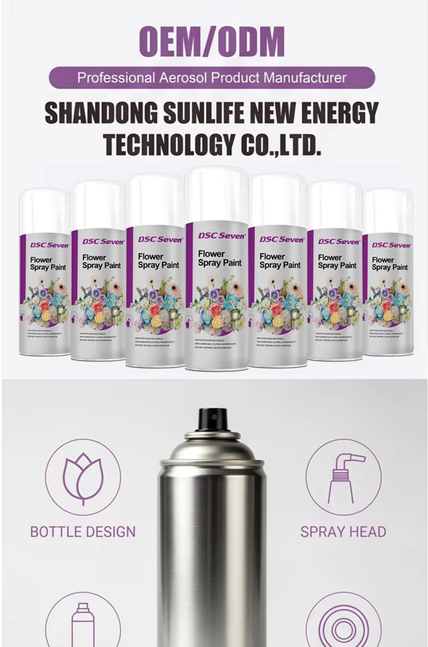 Acrylic Metallic Silver and Bronze Liquid Coating Flower Spray Paint Water-Based for Modern Style Floral Decor