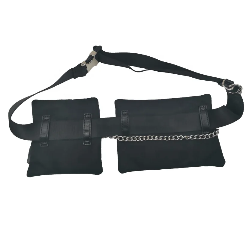 

New custom trendy men fashion tactical harness crossbody shoulder mini bags