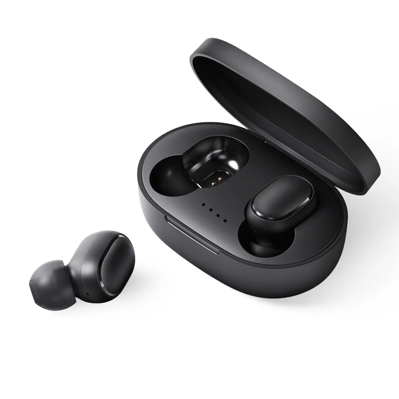 

TWS 5.0 Wireless Earphones Headset Stereo Earbuds with charge box A6s Earphones For xiaomi samsung redmi airdot earphones, Black