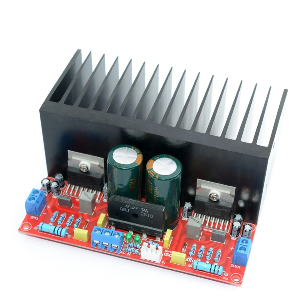 

Taidacent 2.1 Audio Guitar Amplifier Board Kits MINI Amp Board for Guitar TDA7293 Parallel 100W Class D Amplifier Kit