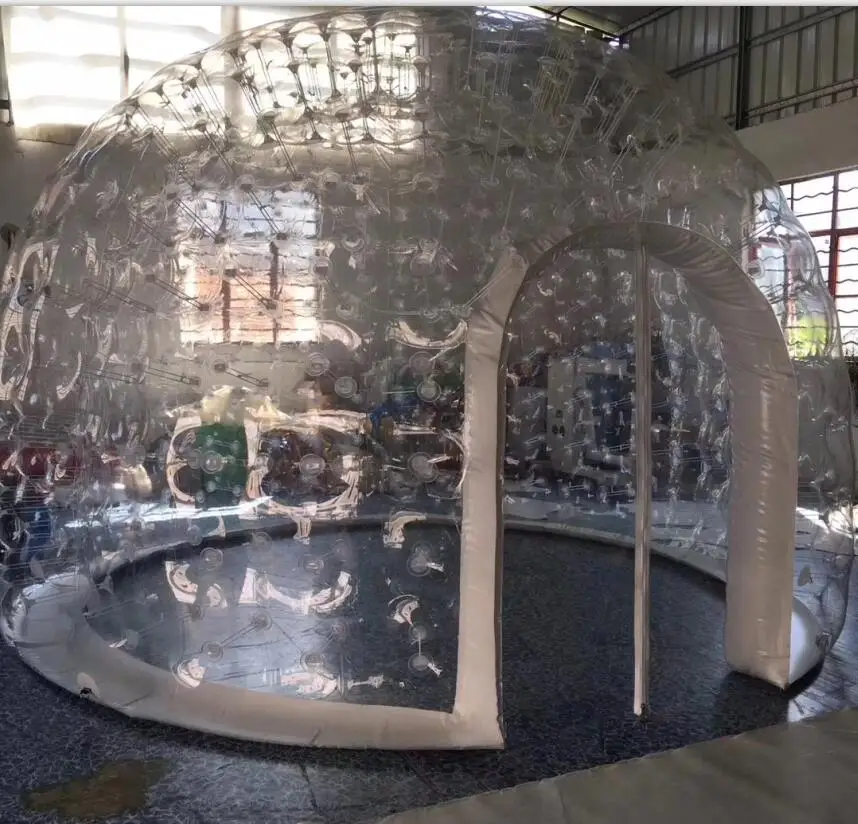 Custom Inflatable Swimming Pool Cover Air Transparent Bubble Inflatable