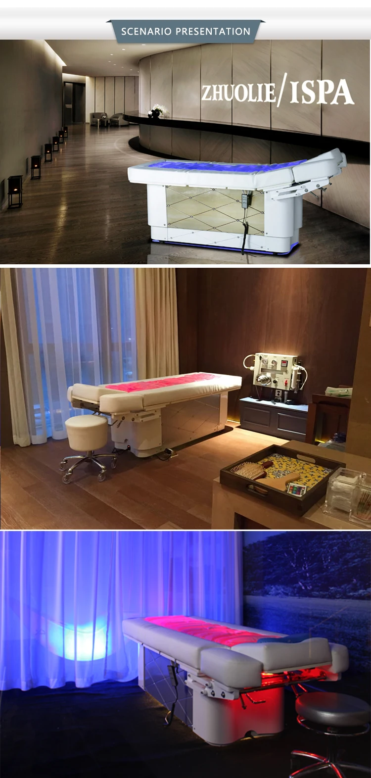 Hot Sale Multifunctional Electric Water Massage Table Spa Bed Buy