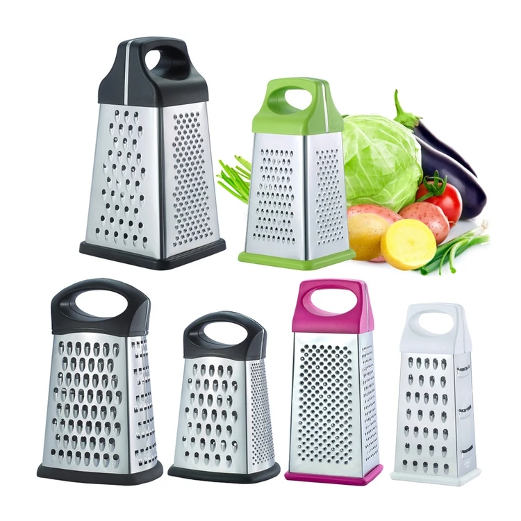 

Kitchen accessories 4 sides Stainless Steel Multi-purpose vegetable Cheese Box Grater