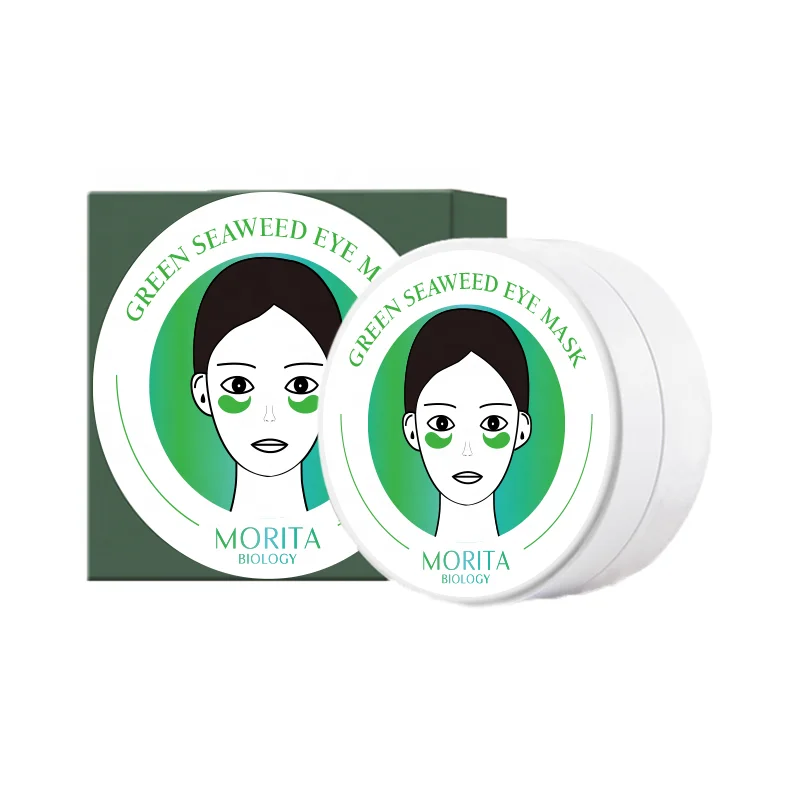 

OEM ODM anti aging eye gel maskanti aging eye mask moisturizing anti wrinkle repairng matcha green tea seeweed aloevera eye mask