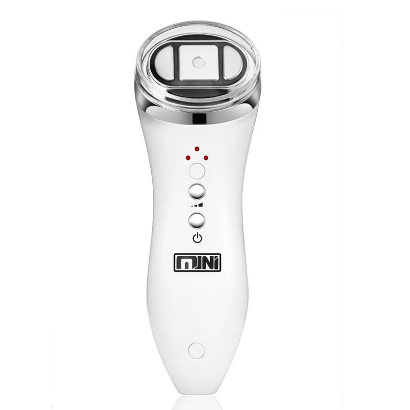 

Mini HIFU firming facial skin loose Device sonic vibration anti aging heat up skin rejuvenation beauty device