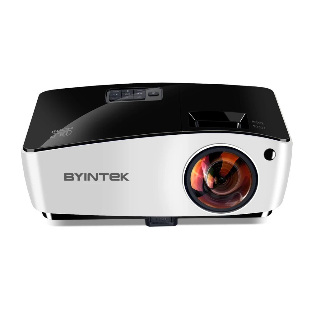 

BYINTEK K5 Best projector for Education 4000 ANSI lumens High Brightness DLP 3D built-in Projector Short Throw