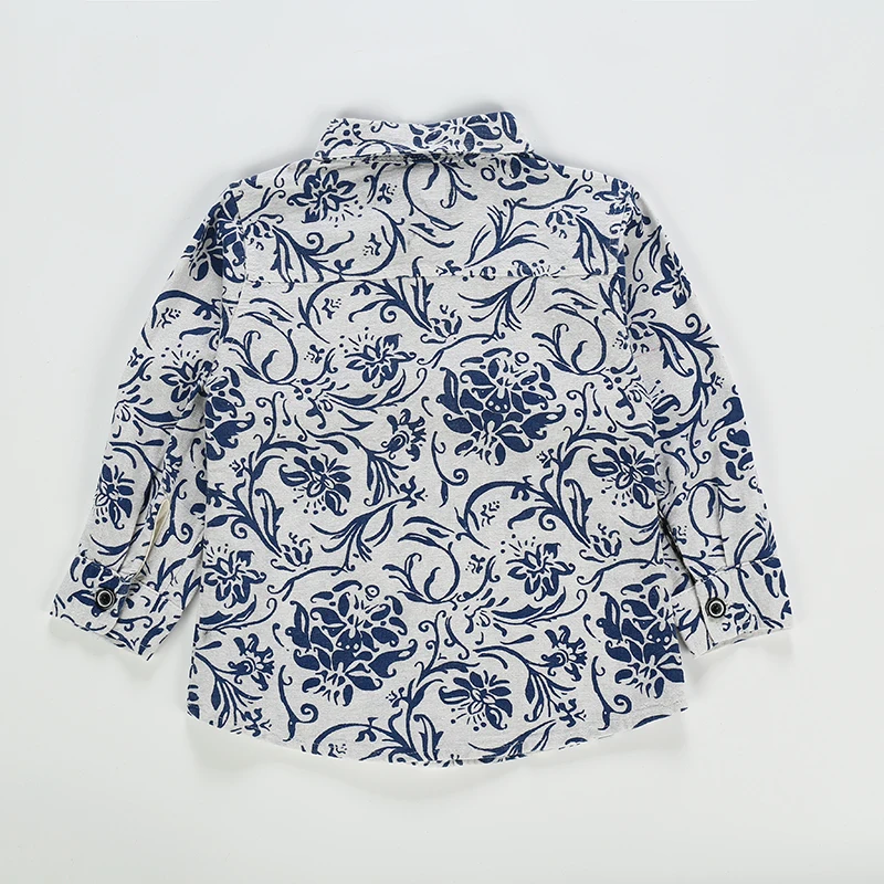 
2020 Latest Design Bulk Wholesale High Quality Long Sleeve Boys Printing Shirt 