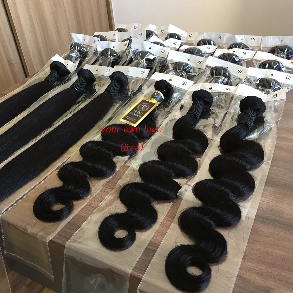 

Free Shipping Free Logo Labels 10A Straight/Body Wave Human Hair Weave Bundles Pack Deal 24 PC $625 12-26 Inch Each Length 3 PCS