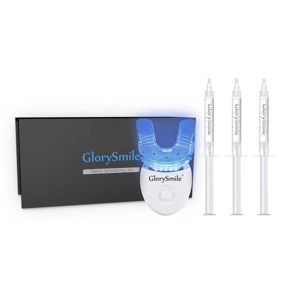 

CE Approved High Quality Effective Whiten Teeth 5Bulbs Non Peroxide CP HP Gel Blue Light Teeth Whitening Kit Private Label