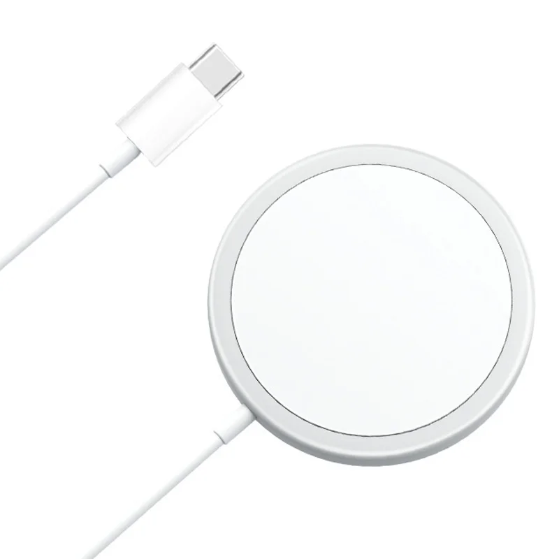 

New arrival strong magnets 15W fast charge magnetic wireless charger with Type-C cable