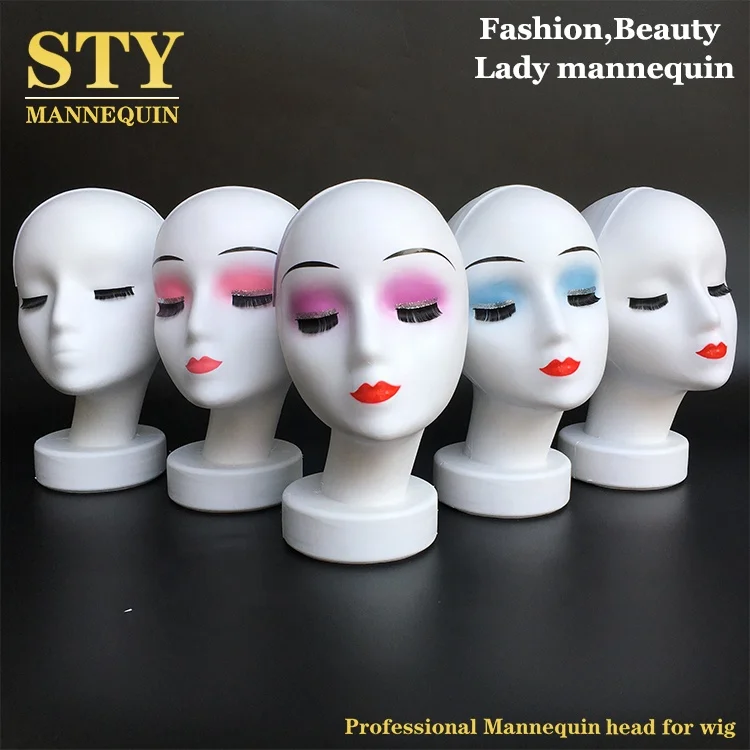 

mannequin head lash extensions cheap bald mannequin head for hat display white mannequin head, Shown in the picture