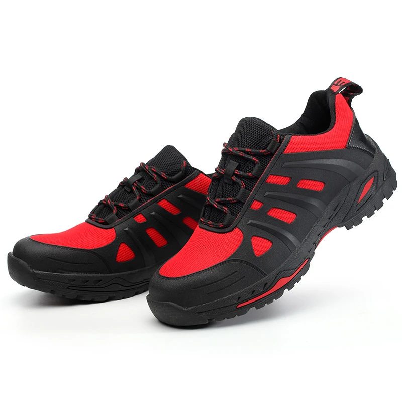 Red New Style Light Weight Safety Shoes - Buy Safety Shoes,New Style ...