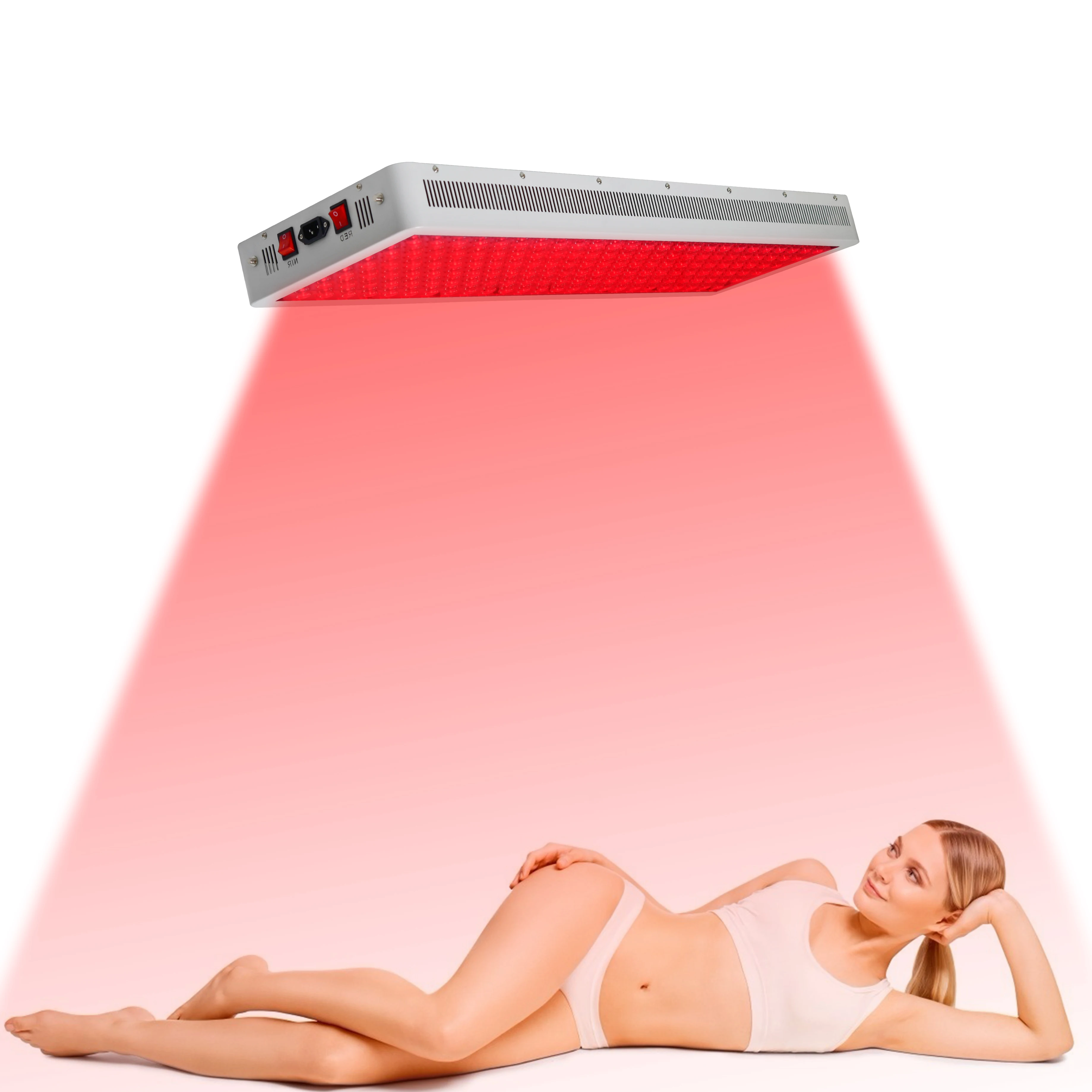 

SGROW VIG US Free Shipping 1500W Full Body Treatment Device 660nm 850nm Red Near Infrared Light Therapy Panel