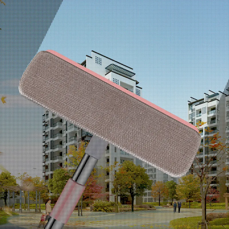 

Telescopic Extension Rod Window Screen Brush Cleaner Glass Screen Window Cleaning Brush Washing Screen Window Dust Removal Brush, Pink,white
