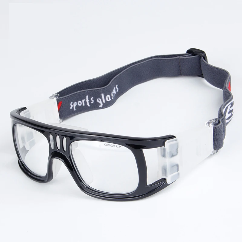 

Most Safety basketball glasses eye protection PC goggles shock resistance PC frame football glasses myopic lens