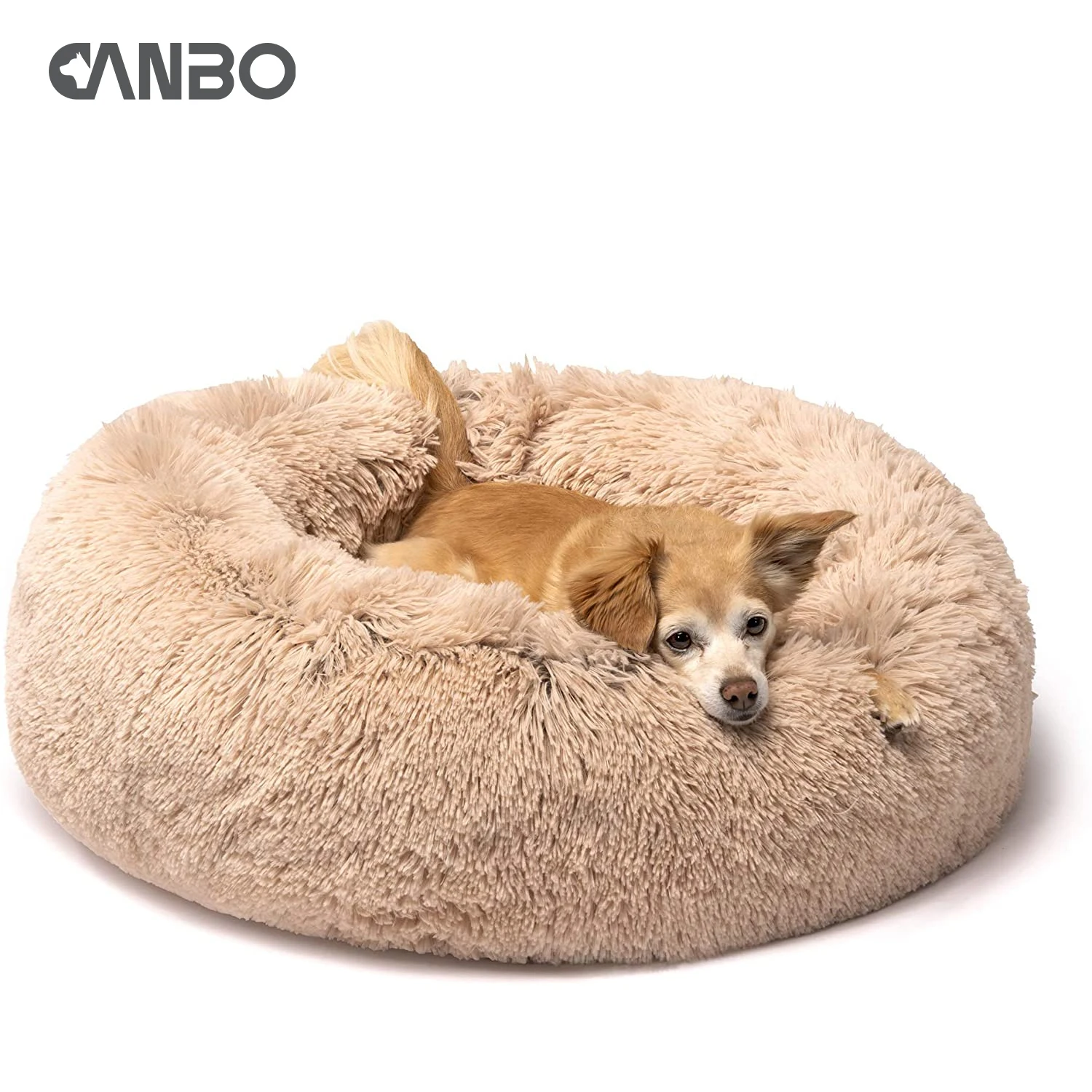 

Luxury Comfortable Donut round dog bed Washable Winter warming deep sleep bed for Cats Dogs cama para mascotas gatos perros, 13 colors