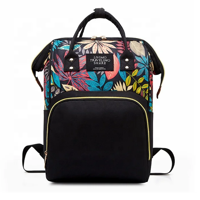 

Wholesale Multiduty Large Capacity Fashionable Nappy Bag Backpack Baby Bag for Travel Stylish Diaper Bags, Accept customized