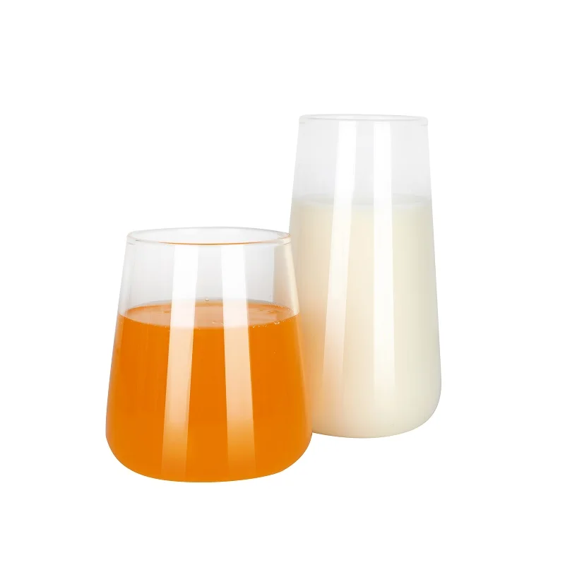 
Heat Resistant High Borosilicate Glass Cold Coffee Cup Mug Set 