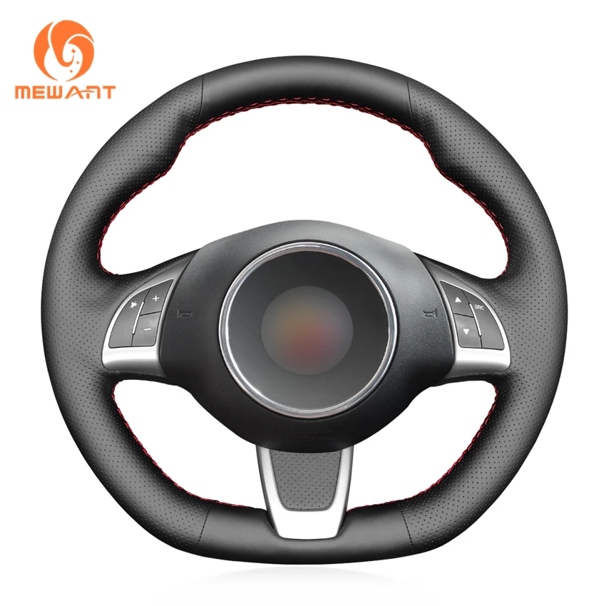 

Custom Hand Sewing Artificial Leather Steering Wheel Cover for Fiat Abarth 500 500C 595 595C GQ S 500C S Linea 2009 2016